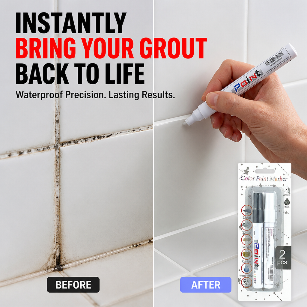 RevitaLine™ — Instantly Bring Your Grout Back to Life with Waterproof Precision