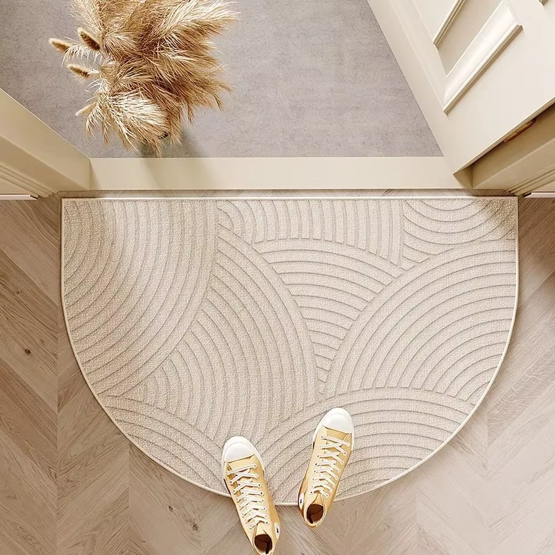 Stylish Half-Moon Entry Mat – Slip-Resistant Welcome Mat for Home