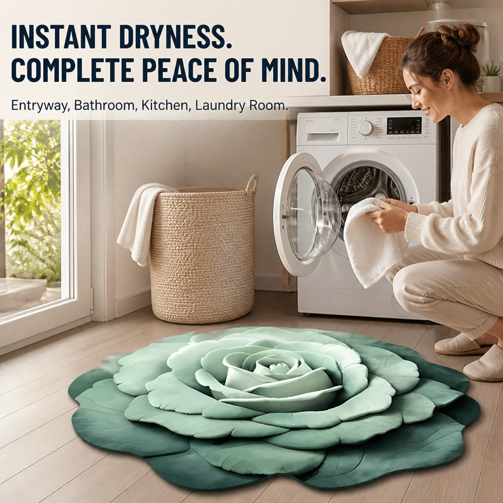 HydraGuard™ Ultra-Dry Mat — Instant Dryness and Slip-Free Safety for Every Step