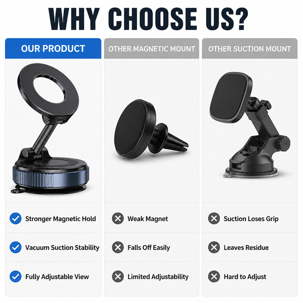 GripTitan™ — Command Every Drive with Rock-Solid Phone Security and Effortless Control