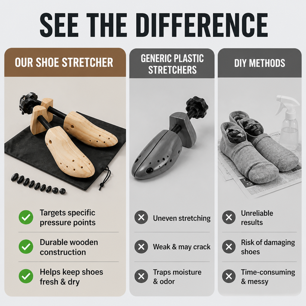 StrideEase™ — Transform Tight Shoes into All-Day Blissful Comfort