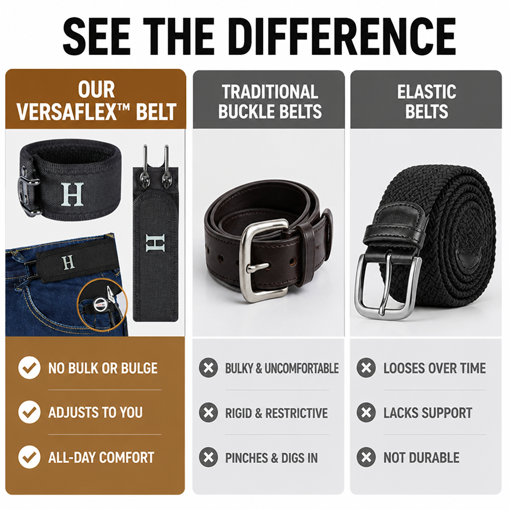 VersaFlex™ — Feel Unstoppable Comfort and Confidence All Day Long