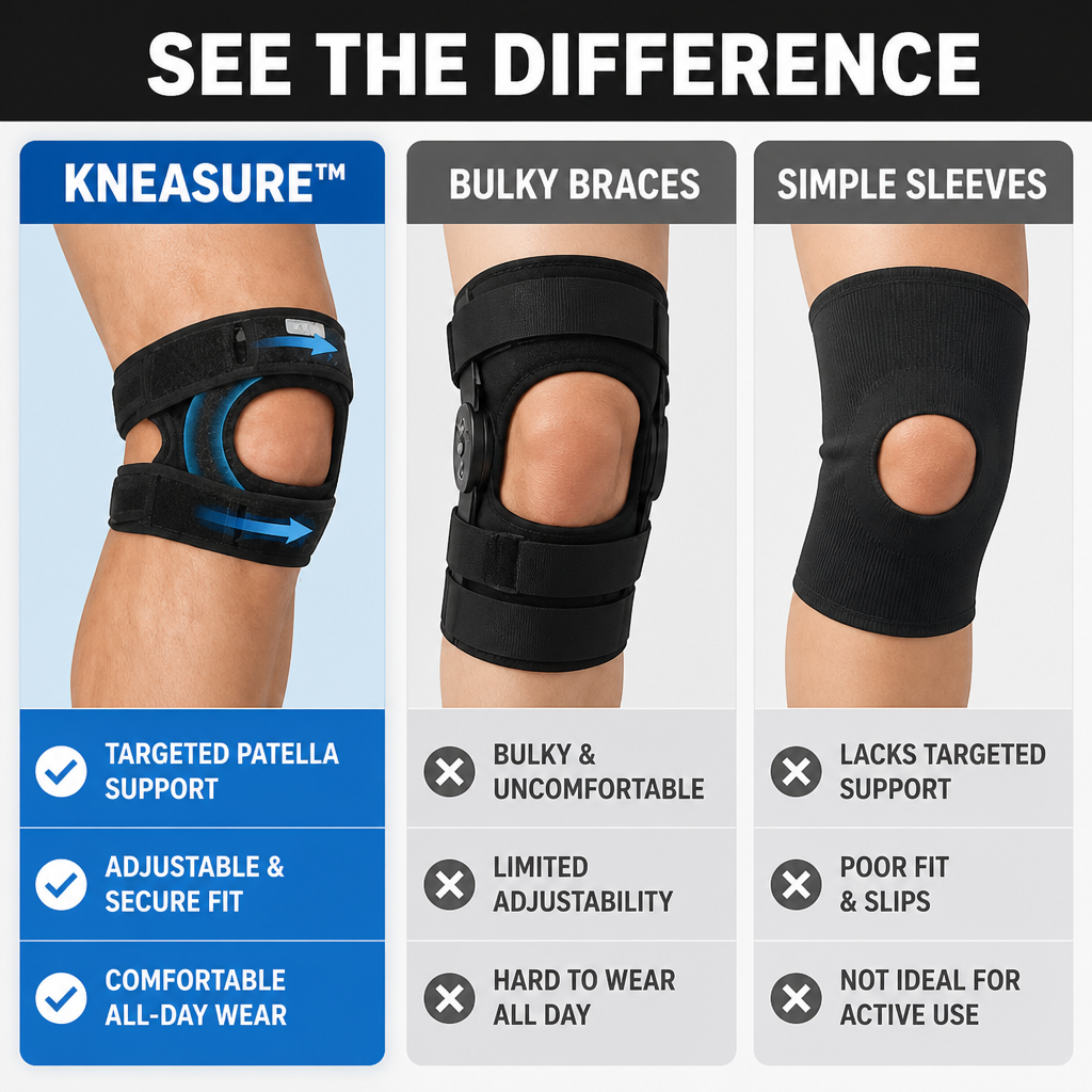 KneaSure™ — Experience Pain-Free Knees and Unstoppable Confidence Every Step
