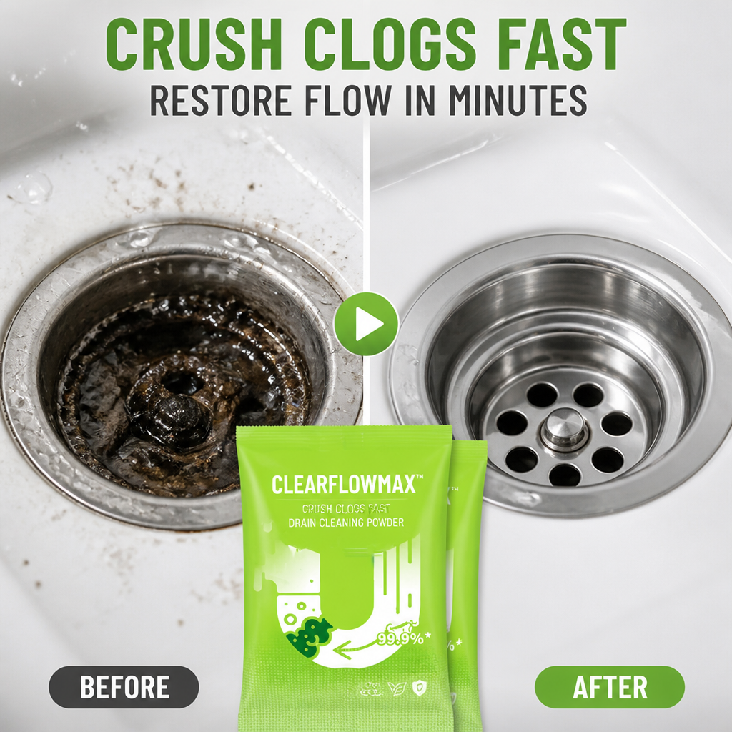 ClearFlowMax™ — Crush Clogs Fast and Reclaim a Pest-Free, Peaceful Home