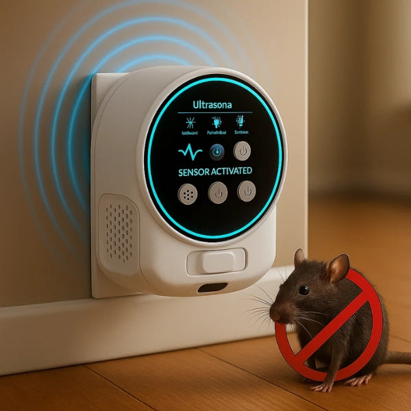 Eco-Friendly Ultrasonic Rodent Defense – 3200 Sq Ft Coverage