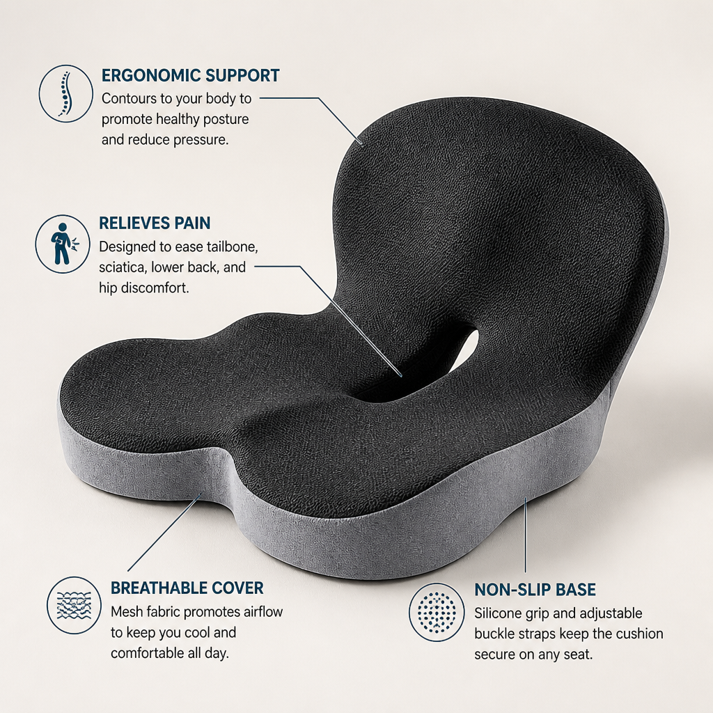 RevitaSit™ — Finally Sit Pain-Free and Energized All Day Long