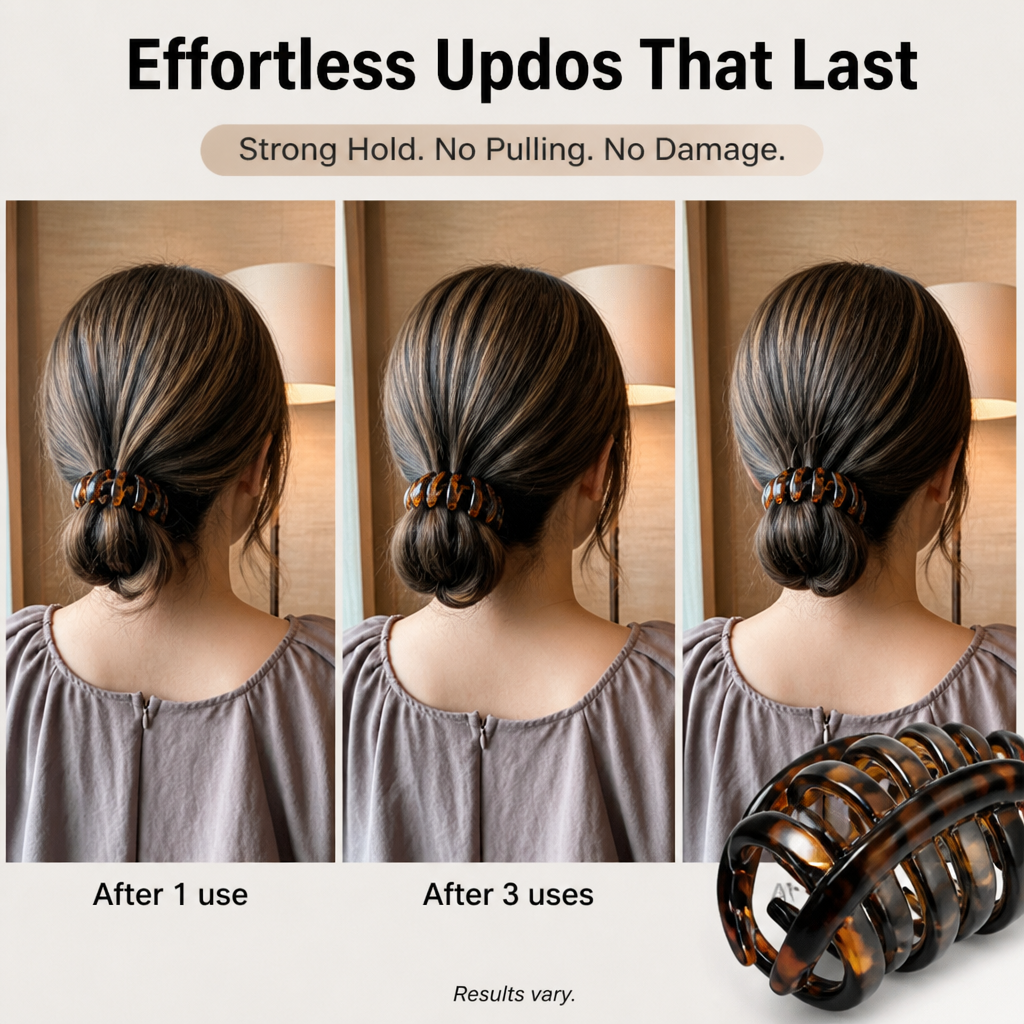 LuxeLoop™ — Secure, Pain-Free Styles That Keep Your Hair Strong and Stunning All Day