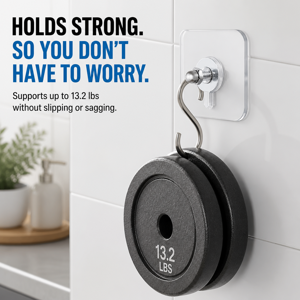SureHold™ Hooks — Instantly Command Your Space with Effortless, Rock-Solid Order