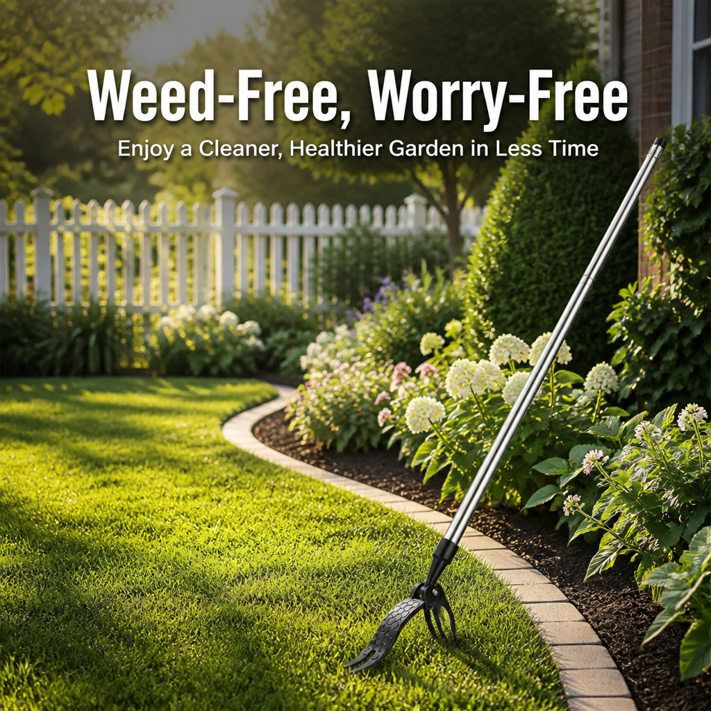 VertoWeed™ — Weed Without Pain and Stand Tall in Total Garden Control