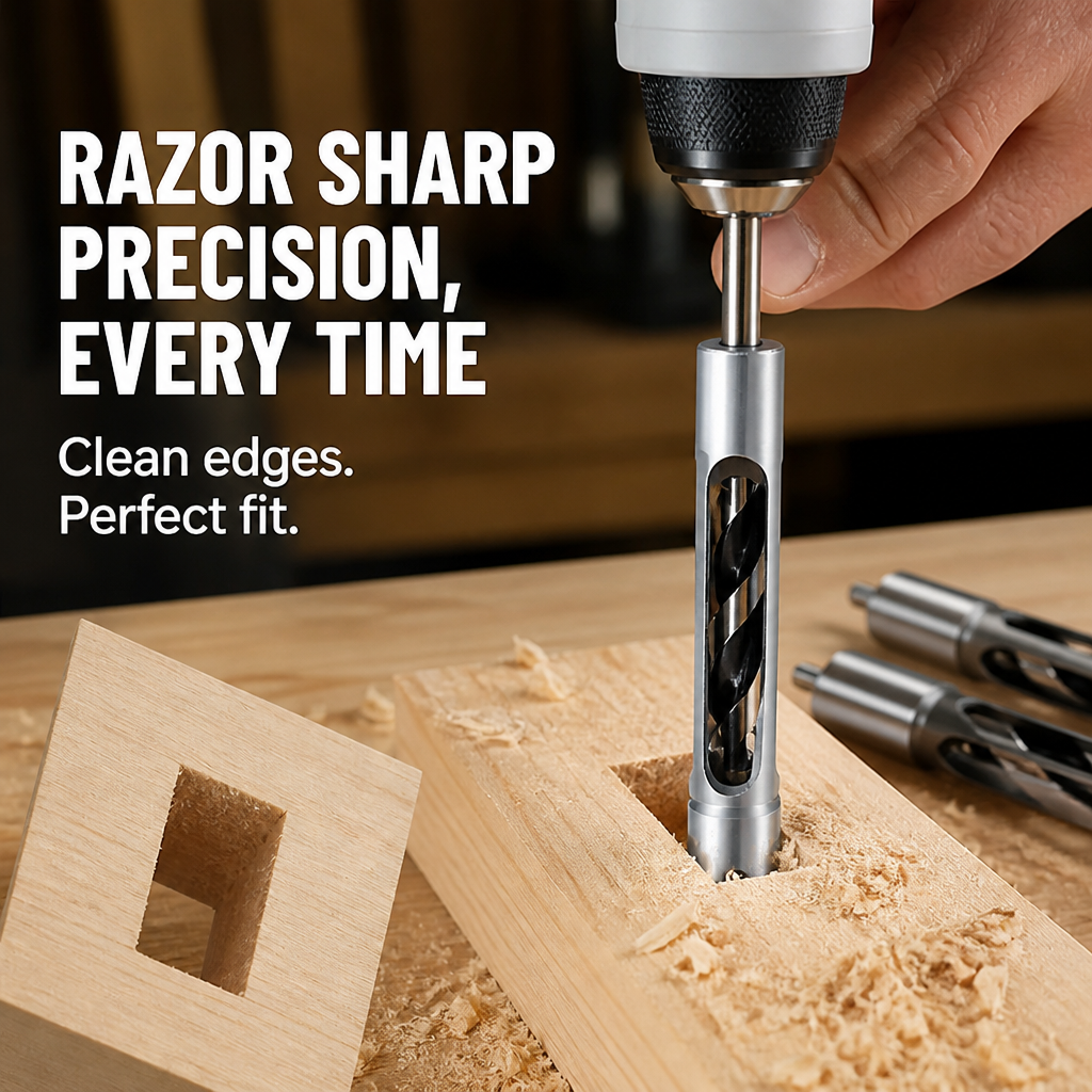 PrecisionEdge™ — Slice Perfect Square Holes That Make Your Craft Shine