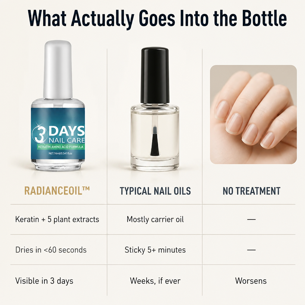 RadianceOil™ — Restore Weak, Flaking Nails to Strength in Just 3 Days
