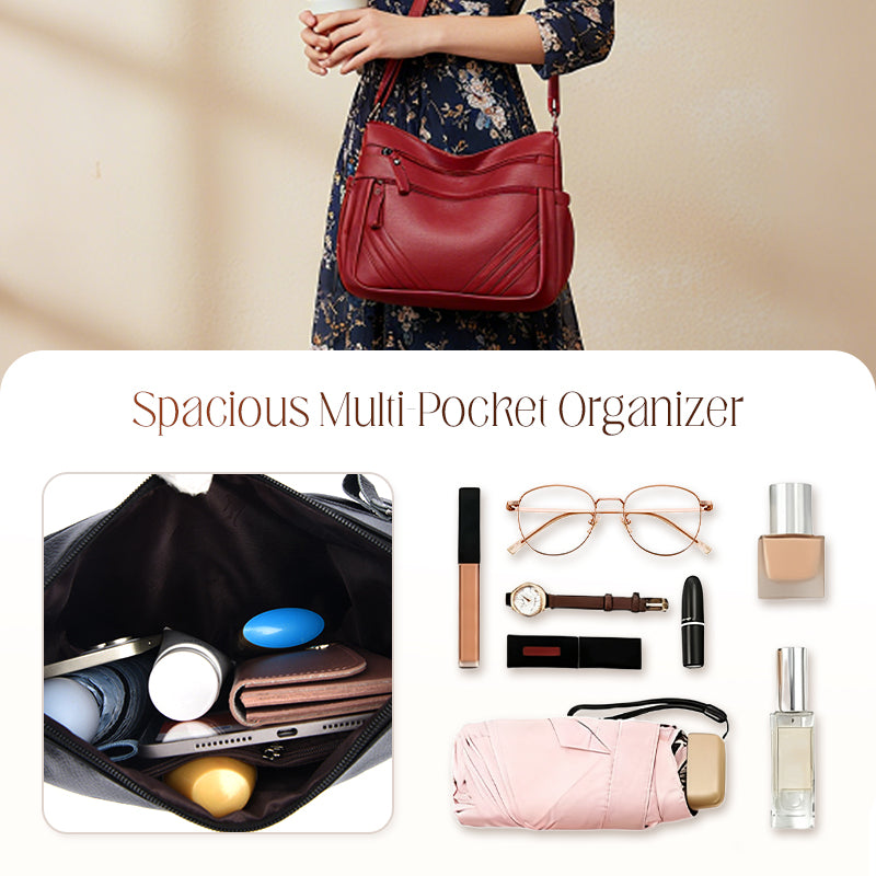 VeroLuxe™ Shoulder Bag — Command Your Day with Effortless Style and Flawless Organization