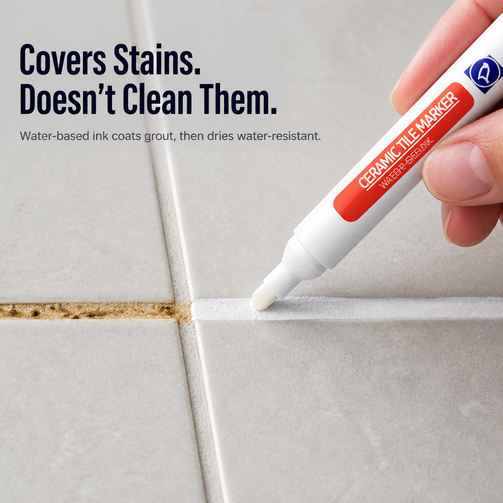 BioShieldSeal™ — Restore Yellowed Grout Lines to Fresh White in 20 Minutes