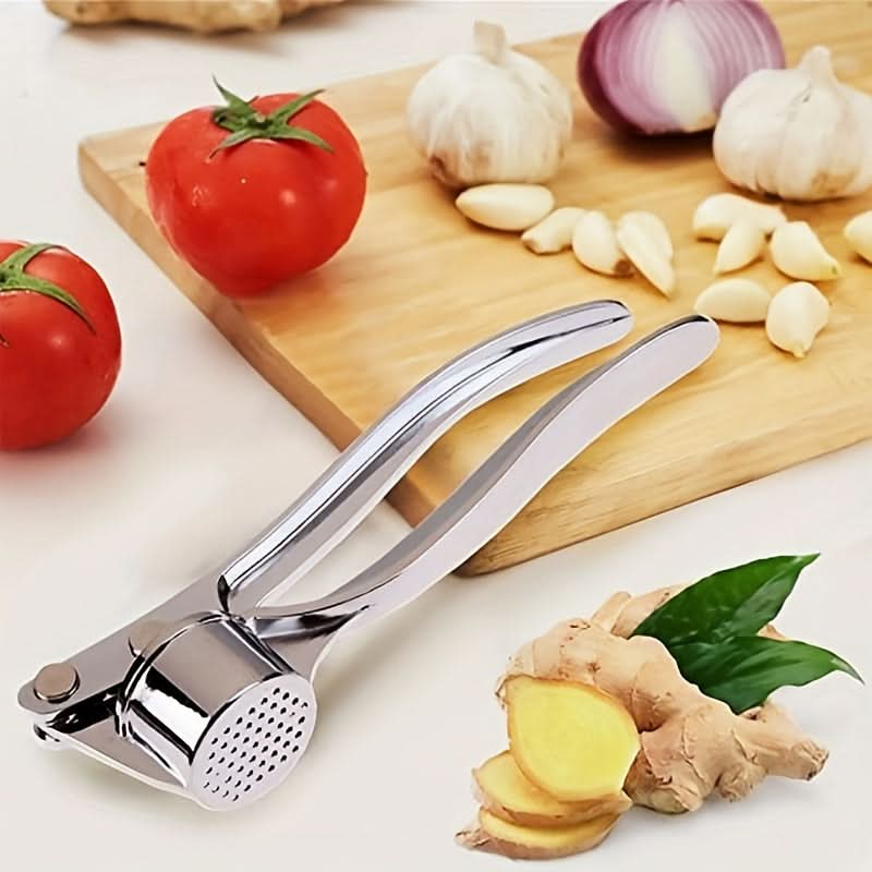 Garlic Crusher Tool – Heavy Duty Press for Efficient Mashing
