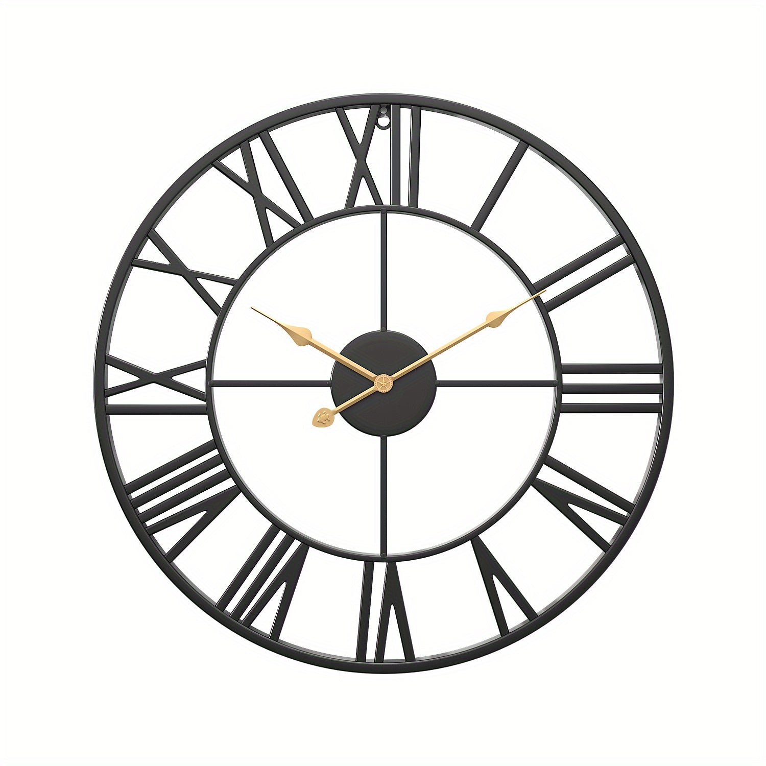 TranquilTime - Elegant Silent Round Wall Clock for Bedrooms