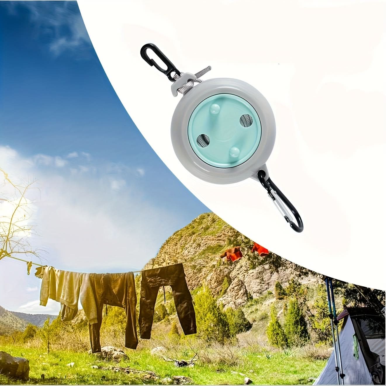 Adjustable Clothesline Rope for Camping and Outdoor Travel