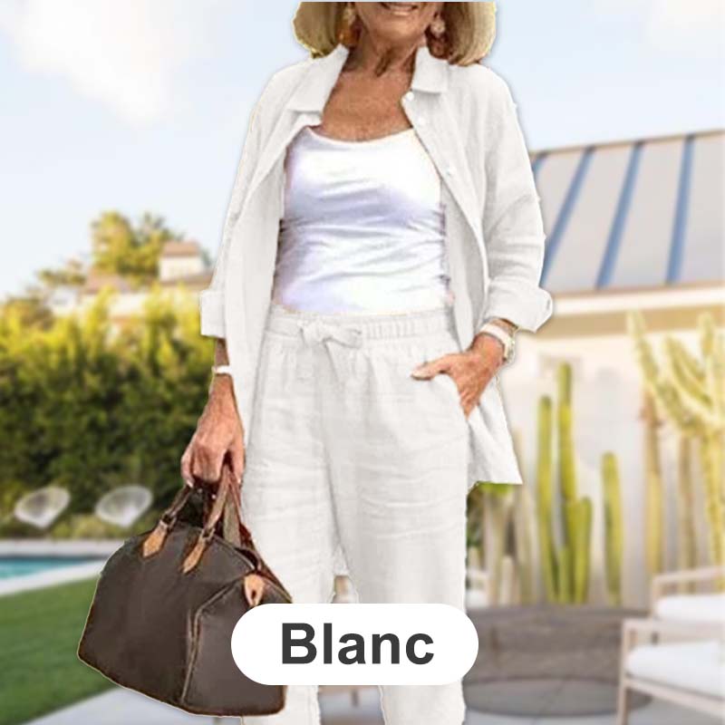 Confortil™ Cotton-Linen Set — Feel Fresh, Free, and Flawlessly Stylish All Day Long