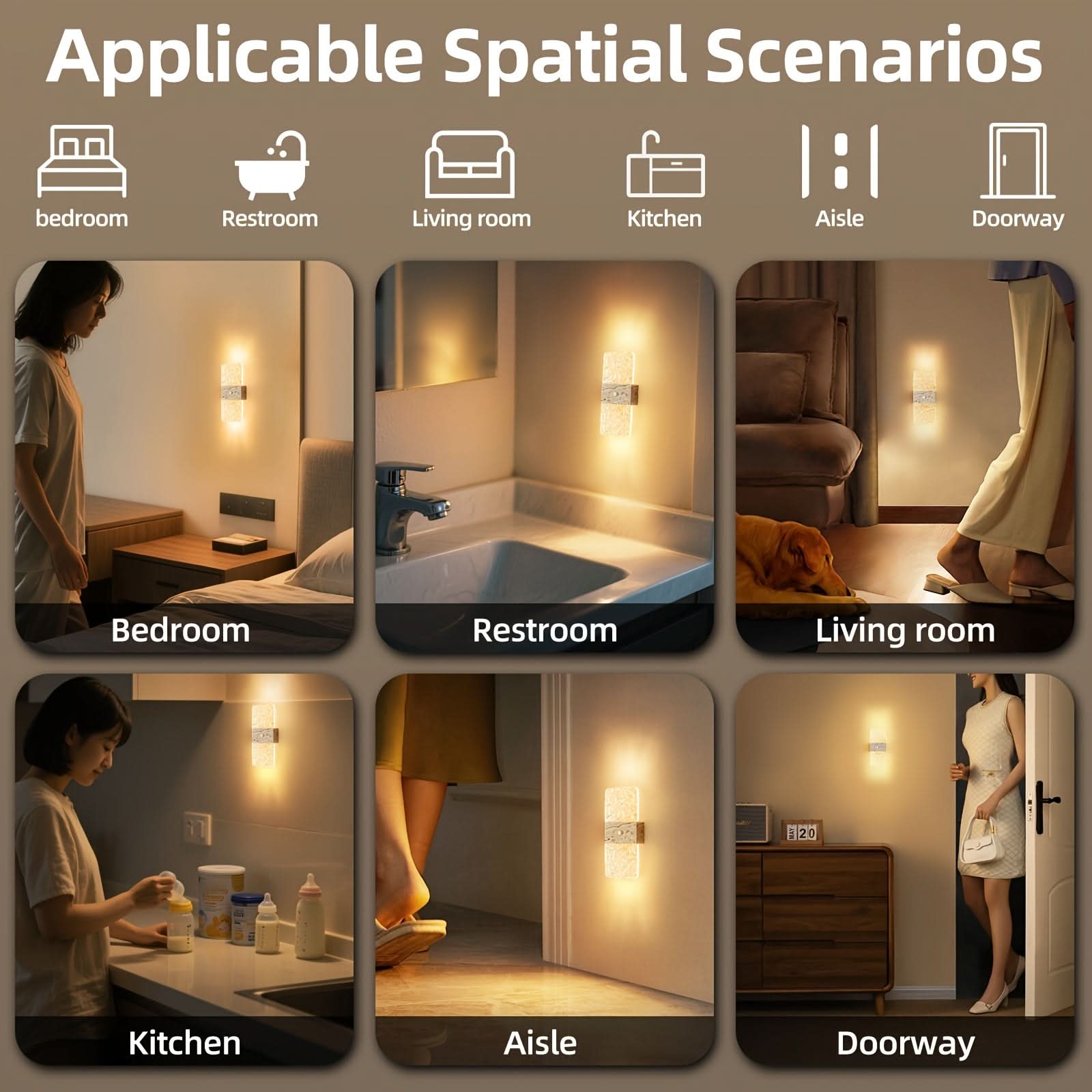 Rechargeable LED Lamp with Motion Sensor Feature