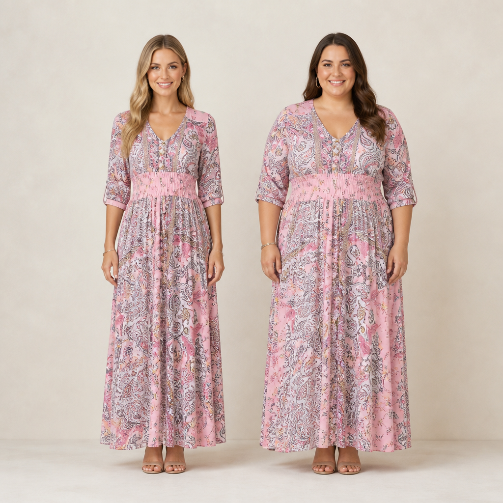 BlossomAura™ Floral Long Dress — Glide Through Life Radiating Effortless Confidence and Timeless Beauty