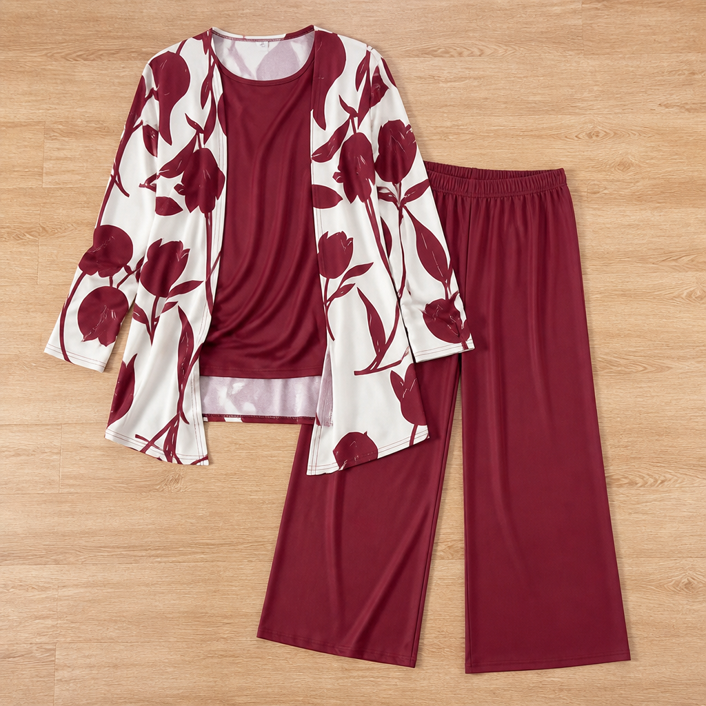 AuraLuxe™ 3-Piece Ensemble — Unlock All-Day Confidence with Effortless Style and Supreme Comfort