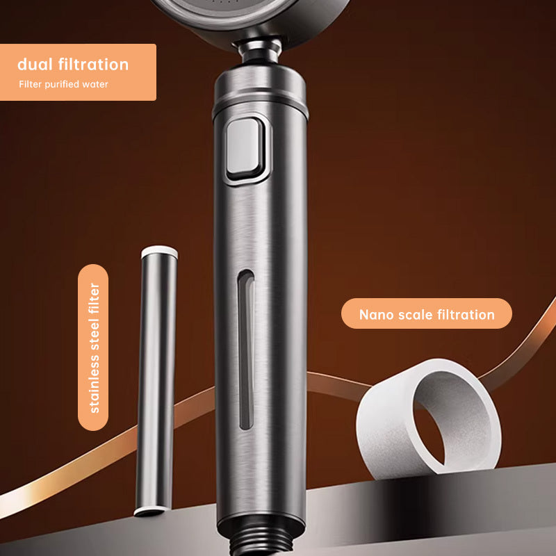 AquaForce – Durable Stainless Steel Handheld Shower Sprayer