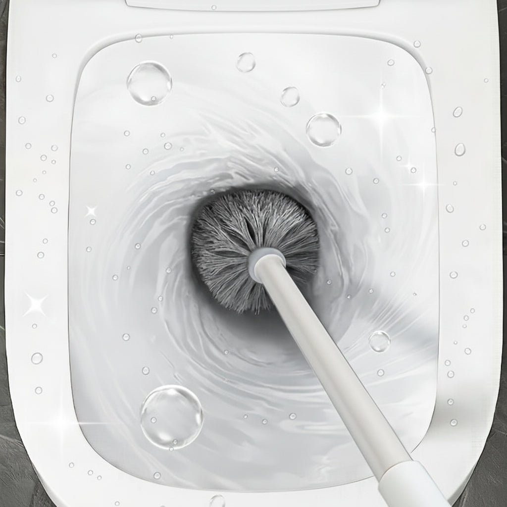 UltraClean Long-Handled Toilet Brush & Organizer