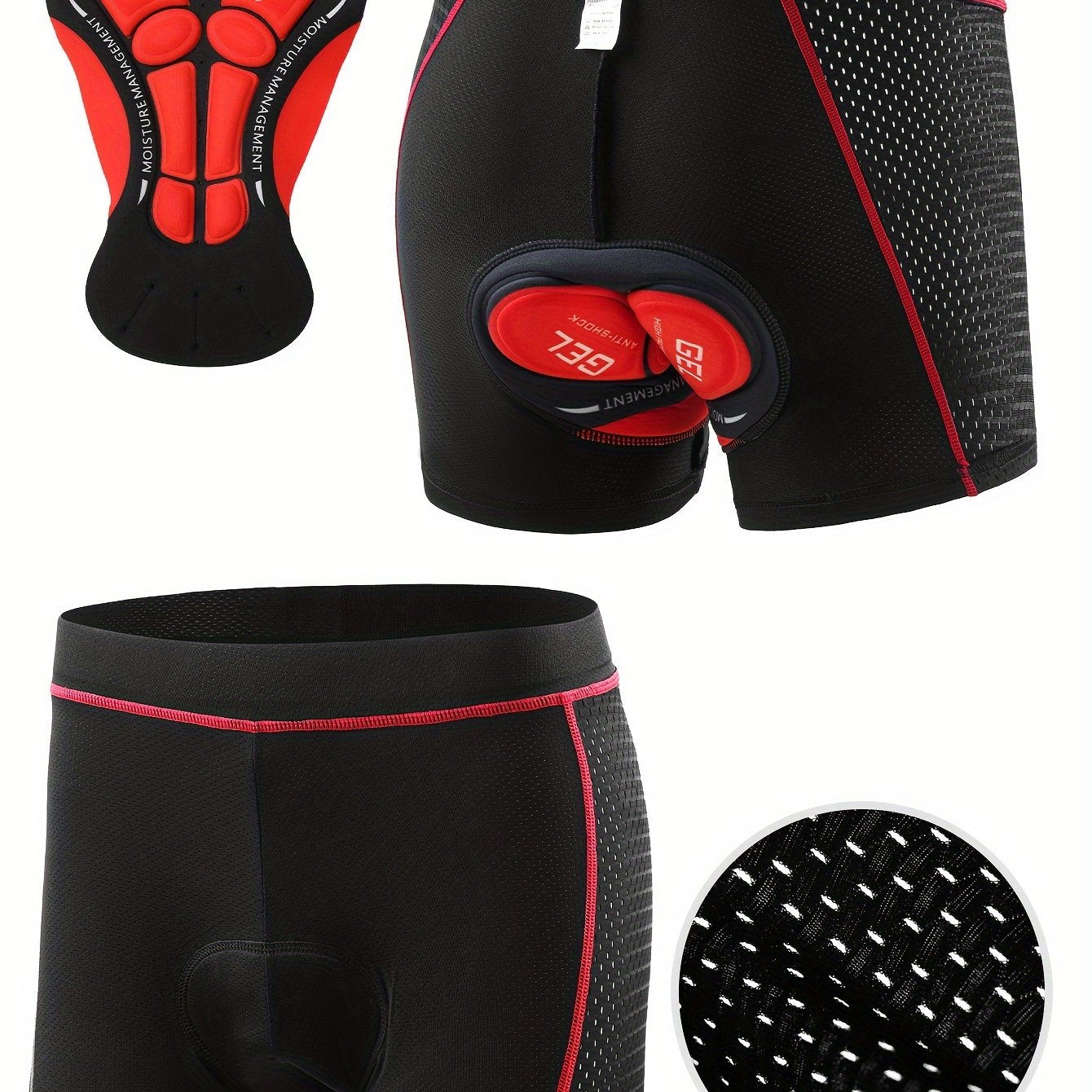 ComfortRide - Versatile Elastic Waist Bike Shorts for Men