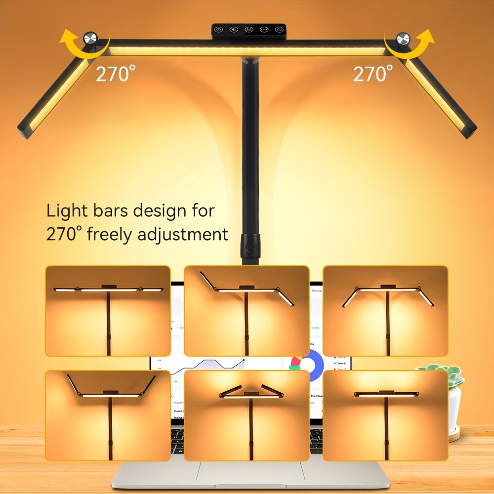 LuminBright 18W Adjustable LED Task Lamp for Optimal Lighting