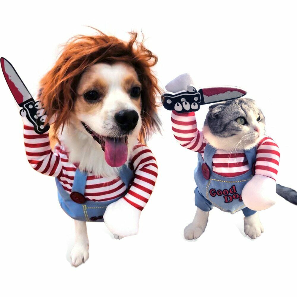 Halloween Costume for Your Dog - Chucky Dog 50% Off