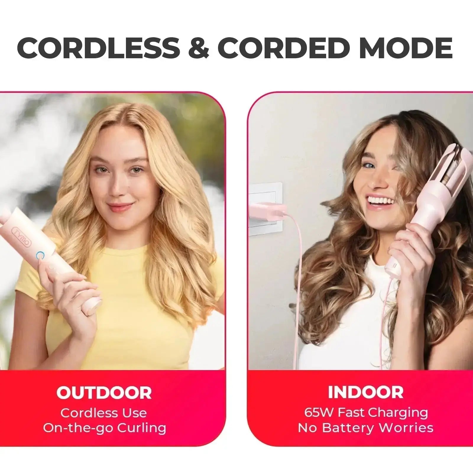 50% Discount Temporary | Auto Curling Tool | Perfect Curls in Seconds!