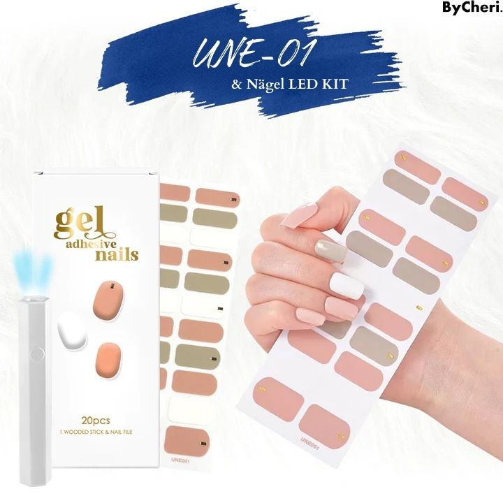 50% Off Temporary | EZGel - Achieve Salon-Quality Nails Anytime, Anywhere!