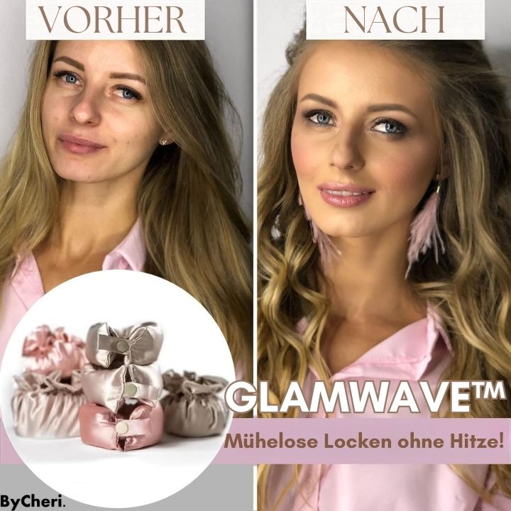 Temporary 50% Discount | GlamWave Set | Effortless Heat-Free Curls!