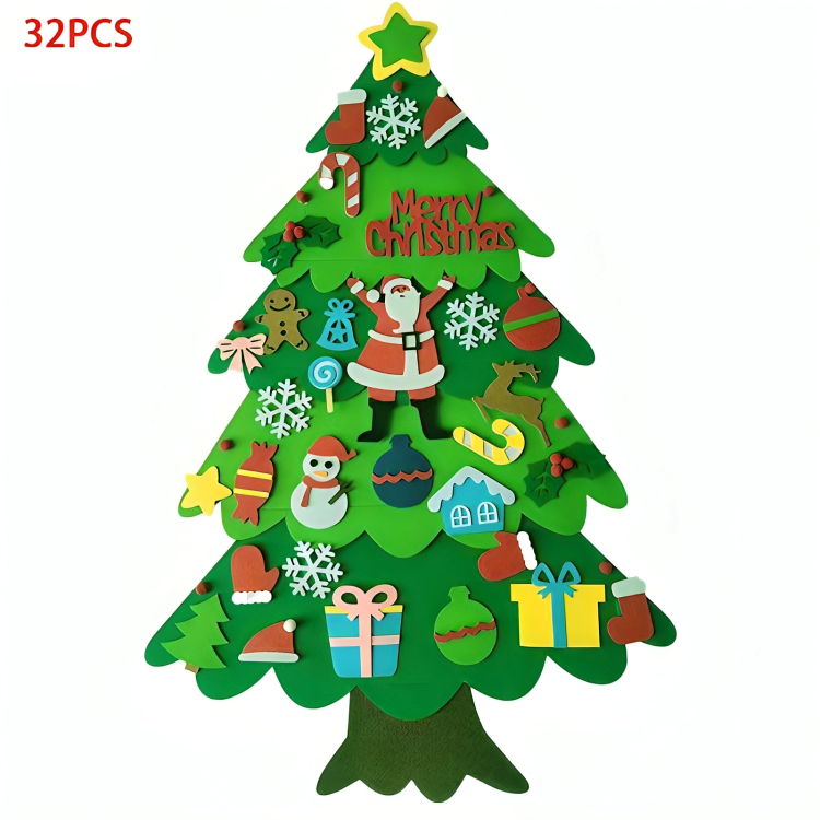 DIY Felt Christmas Tree for Kids - 50% Discount Temporarily