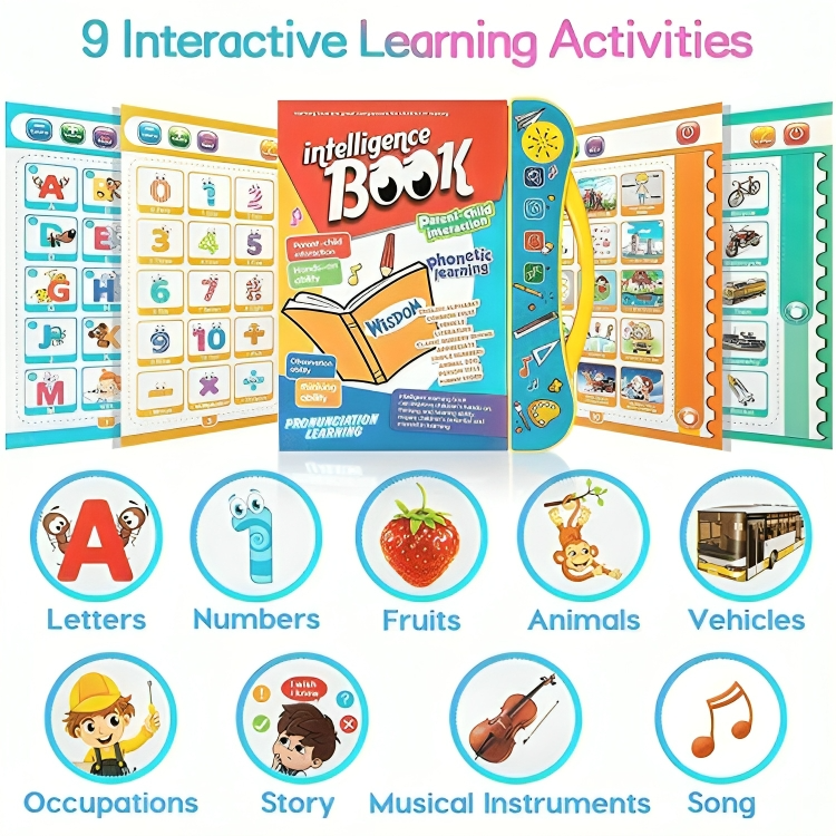 50% Discount Temporary | Discover Words Through Music and Touch for Kids!