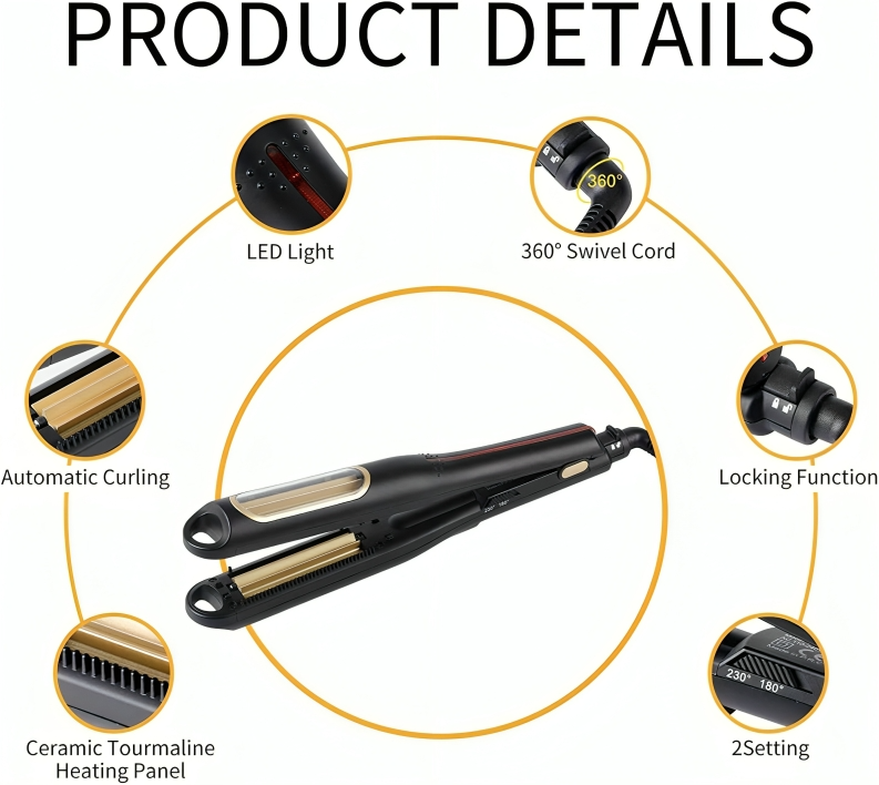50% Off Temporary | Easy Structured Curls with Bold Elegant Finish