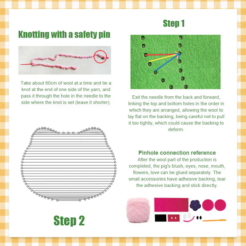 Kids Sewing Craft Kit - 50% Discount Temporary Offer