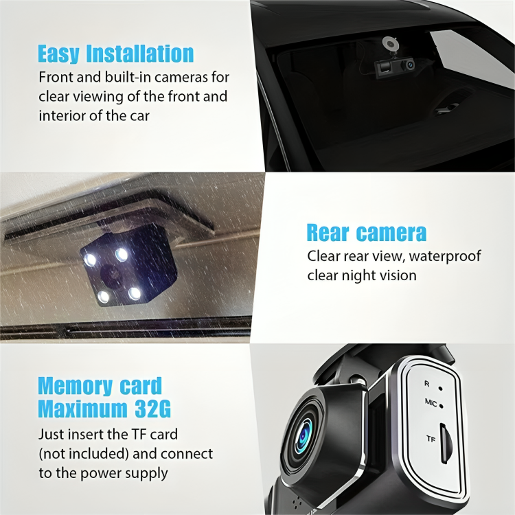 50% Discount Temporary | Full-Surround Video Recordings for Safe Driving