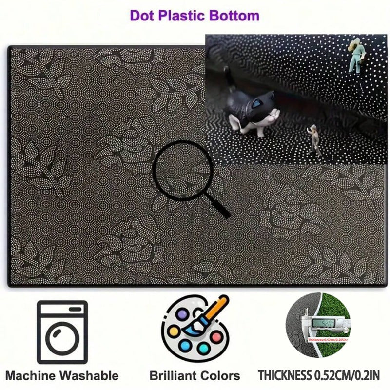 Chic Swirl Design Entry Mat for Any Space