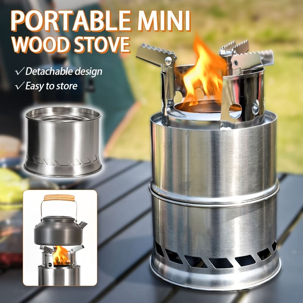 Compact Camping Stove for Wood Burning – Portable Design