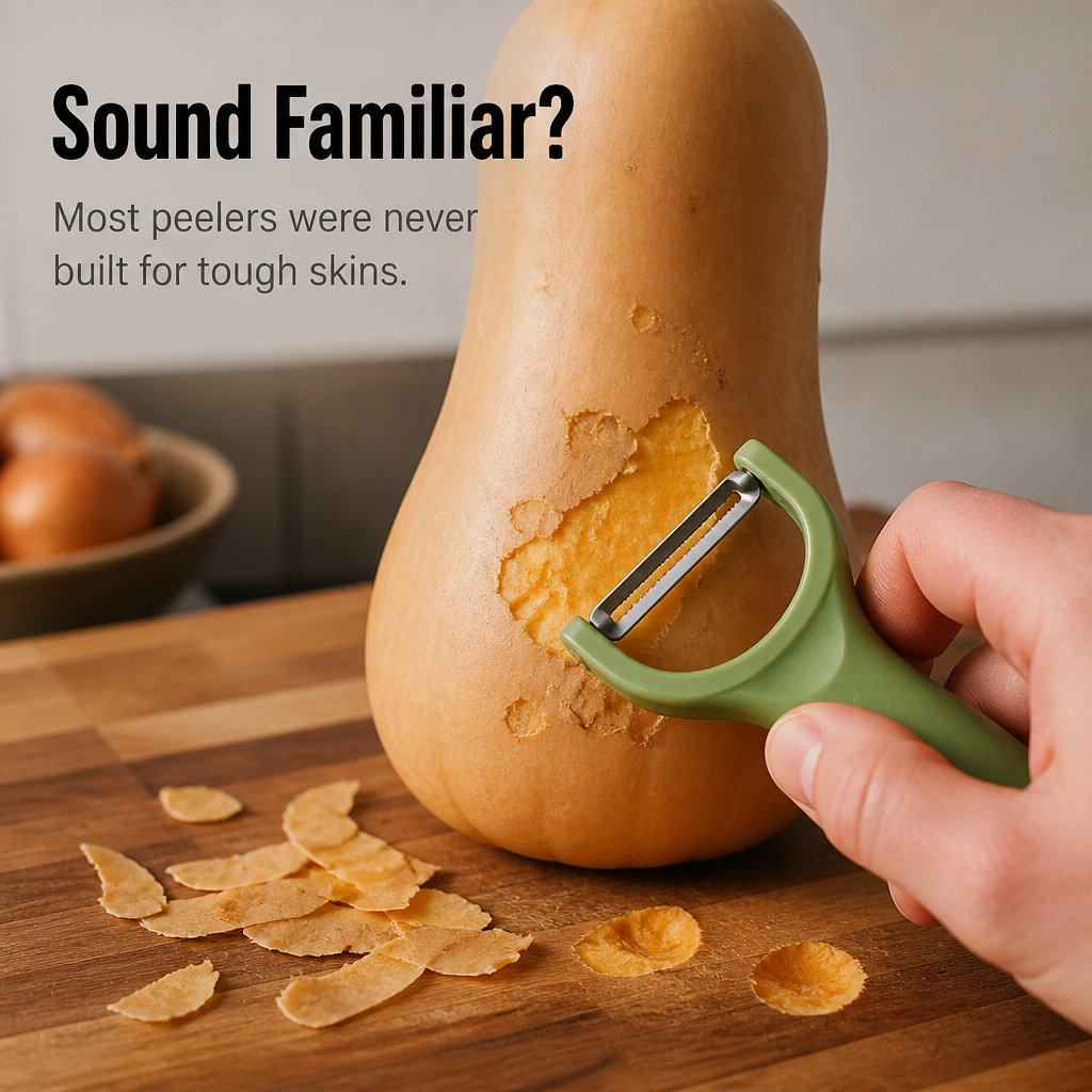 VitaSlice™ — Slice Through Pumpkin, Squash & Tough Skins Without Using a Knife