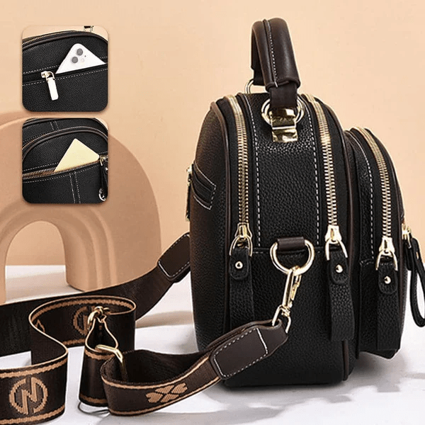 VeroVanta™ Leather Crossbody — Master Effortless Style and Clutter-Free Confidence Every Day