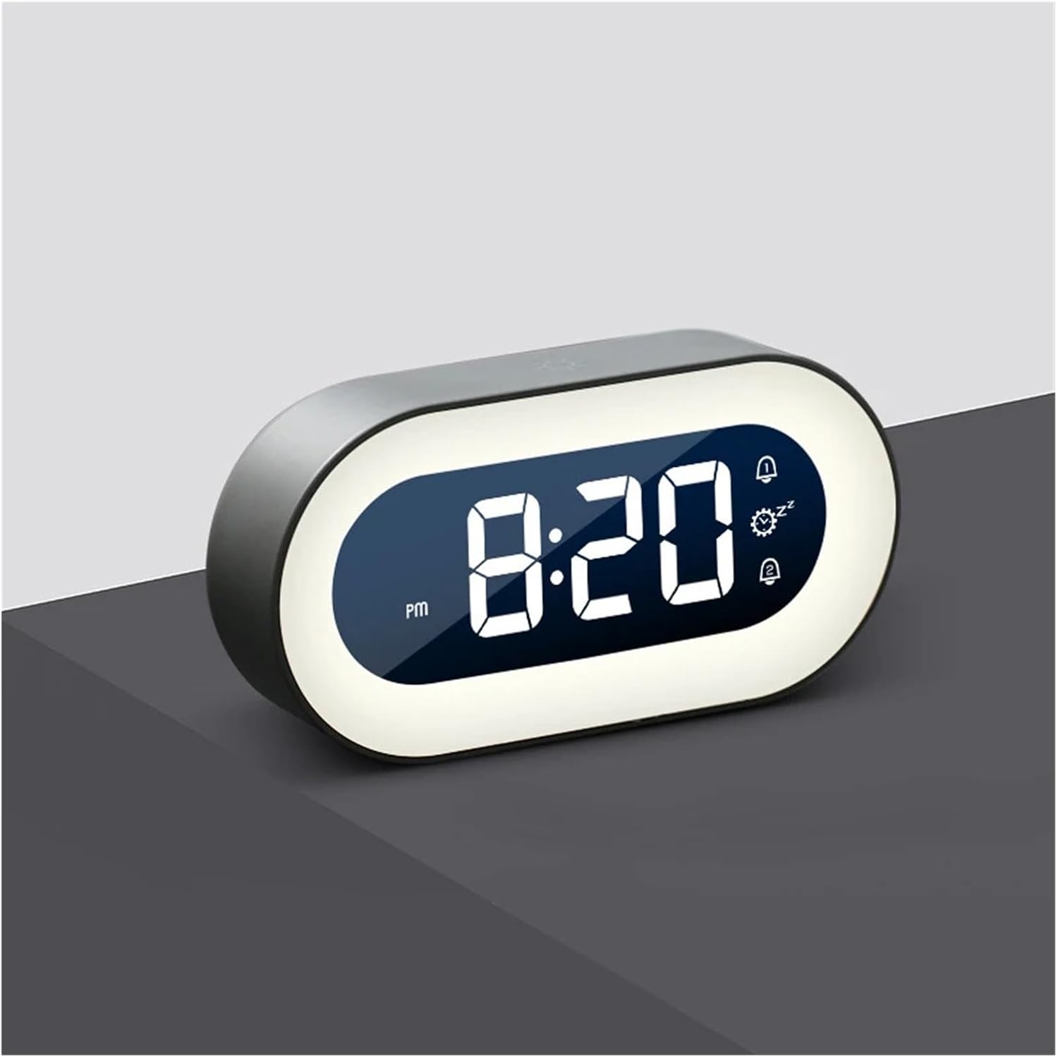Gentle Dawn Light Alarm Clock with Nature Sounds – Rechargeable Wake-Up Light