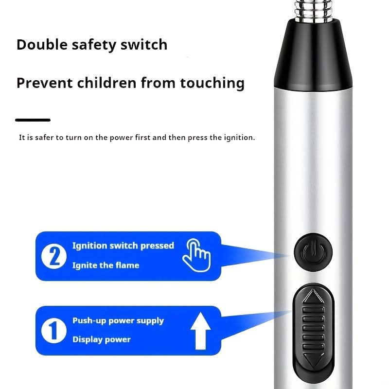 Travel-Friendly Windproof Lighter for Outdoor Cooking