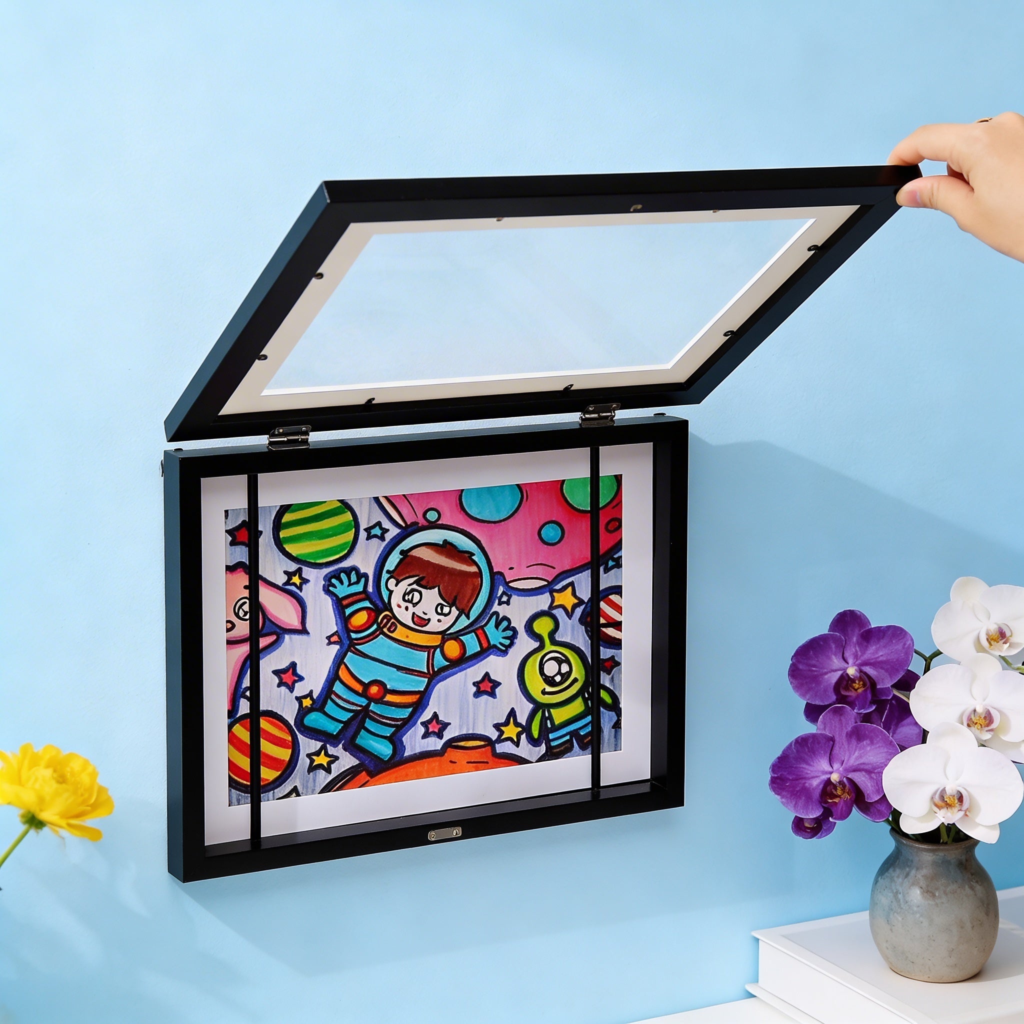 MasterFrame™ — Turn Your Child’s Artwork Into a Proud, Ever-Changing Home Gallery