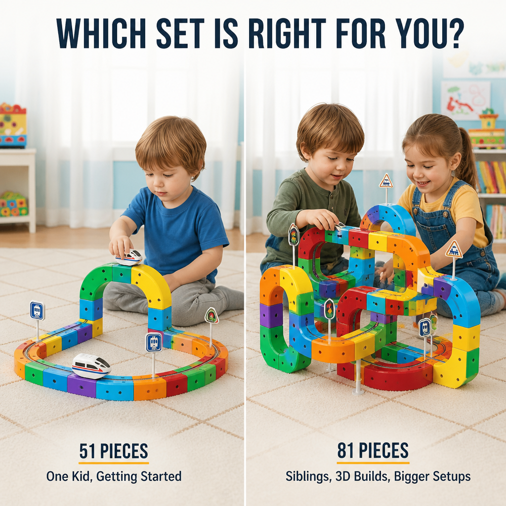 TurboTrail™ — Click-Together Cube Tracks That Engage Kids Beyond Screens For Hours
