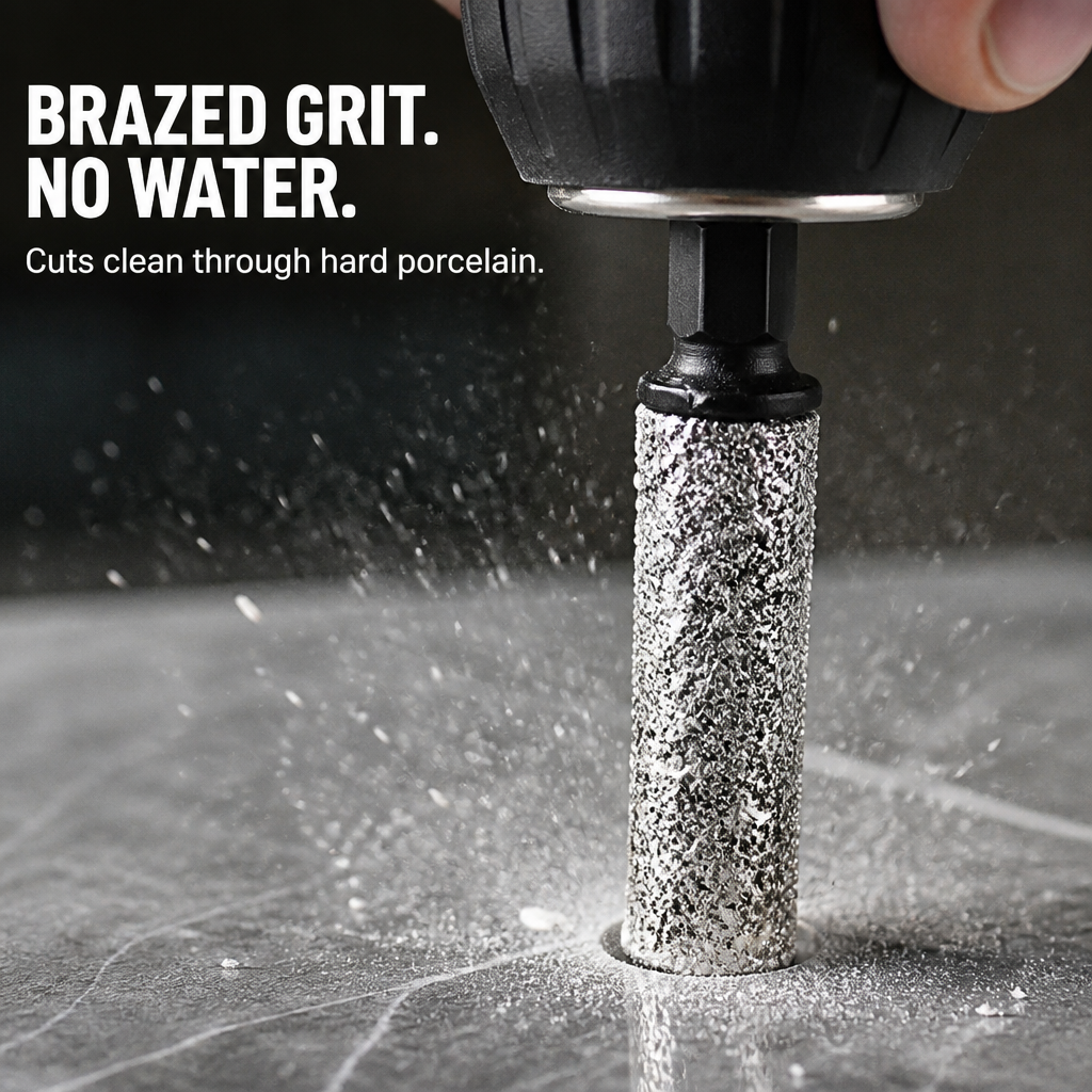 TitanEdge™ — Drill & Grind Porcelain, Marble and Glass Cleaving Without Cracks