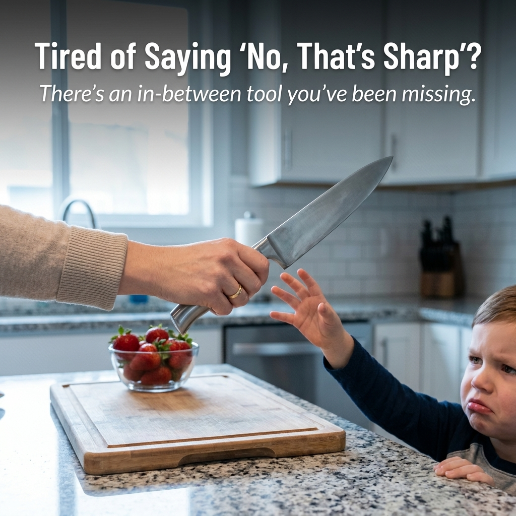 SkarletSharp™ Kids Kitchen Set — Ignite Your Child’s Pride with Safe, Real Slicing Success