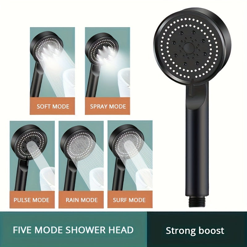 AquaVibe - Luxurious 5-Setting High-Pressure Hand Shower