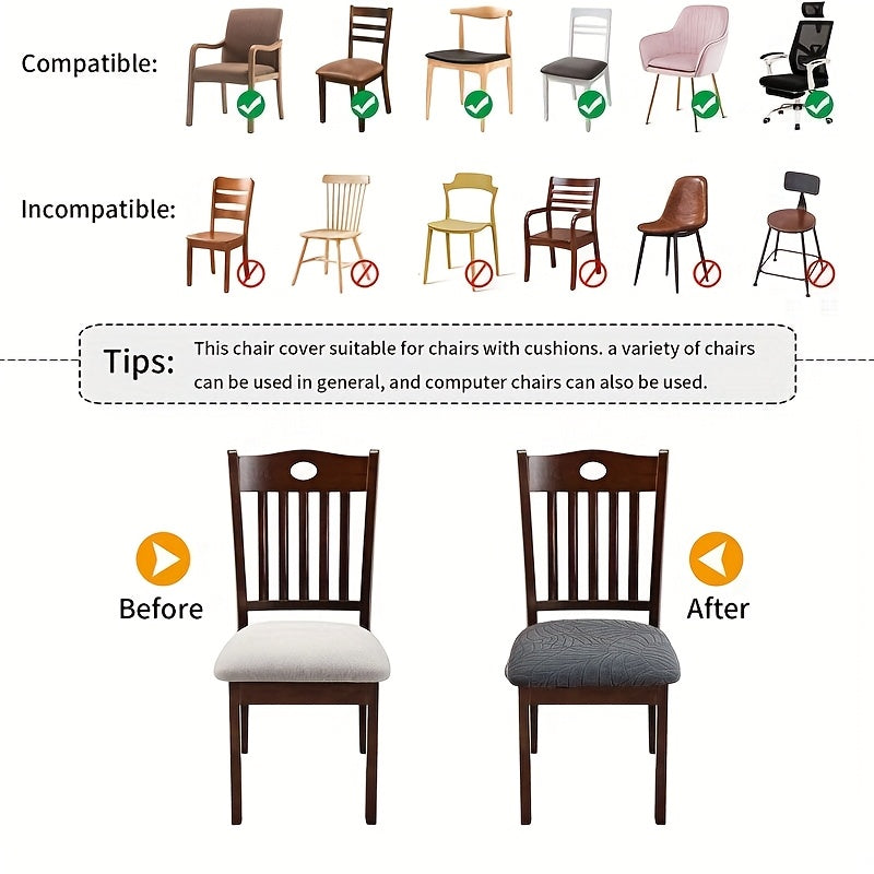 Revitalize Your Dining Chairs with Elegant Stretch Covers