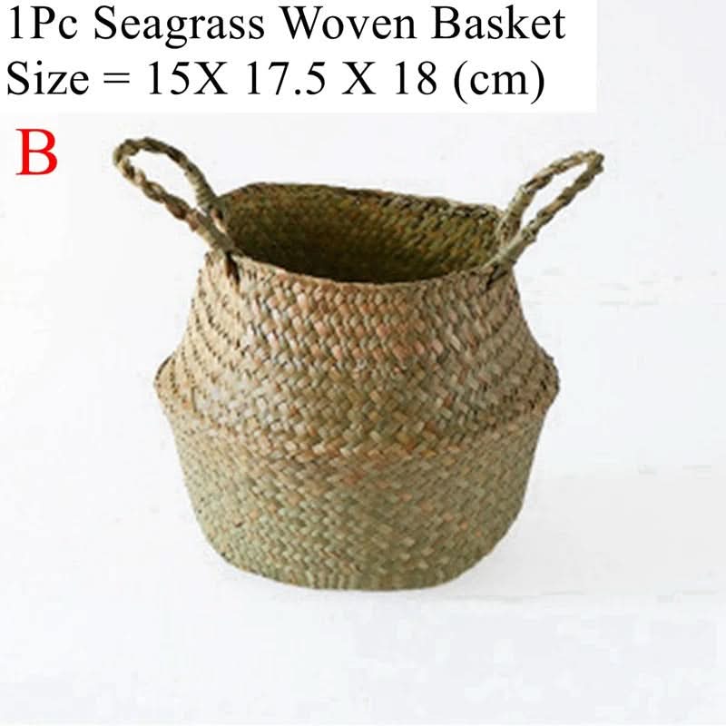Seagrass Storage Basket – Woven Design for Organizing